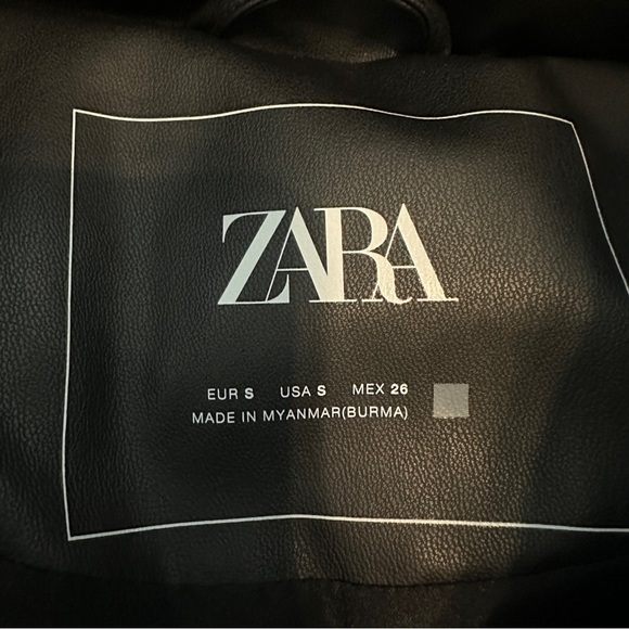 Zara Black Puffer Jacket - Picture 2 of 4